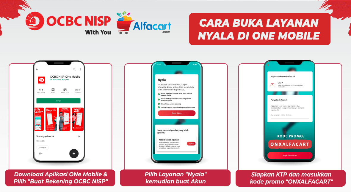 aplikasi one mobile ocbc nisp Nisp ocbc langkah aplikasi