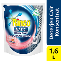 Rinso Matic Detergen Deterjen Cair Mesin Bukaan Depan 1600Ml