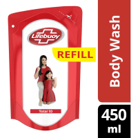 Lifebuoy Body Wash Sabun Mandi Cair Refill Total 10 450Ml