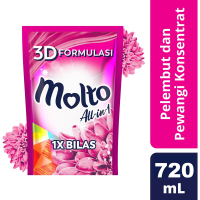 Molto Pelembut & Pewangi All In 1 Pink Refill 720ml