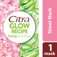 Citra Glow Recipe Juicy Sheet Mask Sakura + Aloe Vera 25g