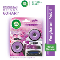 AIR WICK Pengharum Mobil Vent Clip Flower Blossom 2x8g