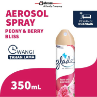 Glade Aerosol Spray Peony & Berry Bliss 350ml + 50ml