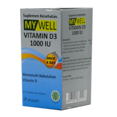 My well vitamin d3 1000 iu harga