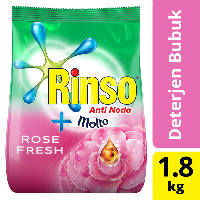 Rinso Molto Detergen Deterjen Bubuk Anti Noda Rose Fresh 1800G