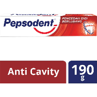 Pepsodent White Toothpaste Pasta Gigi Pencegah Gigi Berlubang 190G - Whitening Toothpaste