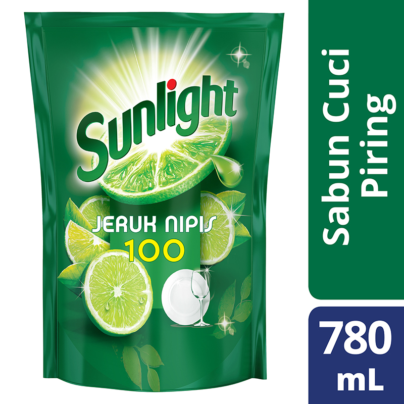 Sunlight Sabun  Cuci  Piring  Jeruk Nipis 780ml