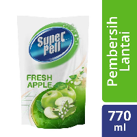 Super Pell Sabun Pel Pembersih Lantai Fresh Apple 770Ml - Pel Pembersih Lantai