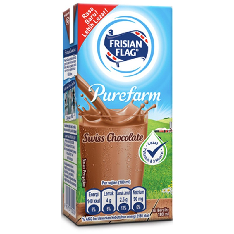 Alfacart Jual Susu  Frisian  Flag  Purefarm Chocolate Termurah