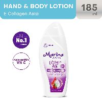 Marina Hand & Body Lotion UV White E Collagen Asta 185ml