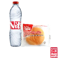 MYROTI Isi Stroberi 58g + Vit Air Mineral Botol 600ml