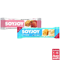 SOYJOY Crispy Macadamia 25g + SOYJOY Strawberry 30g