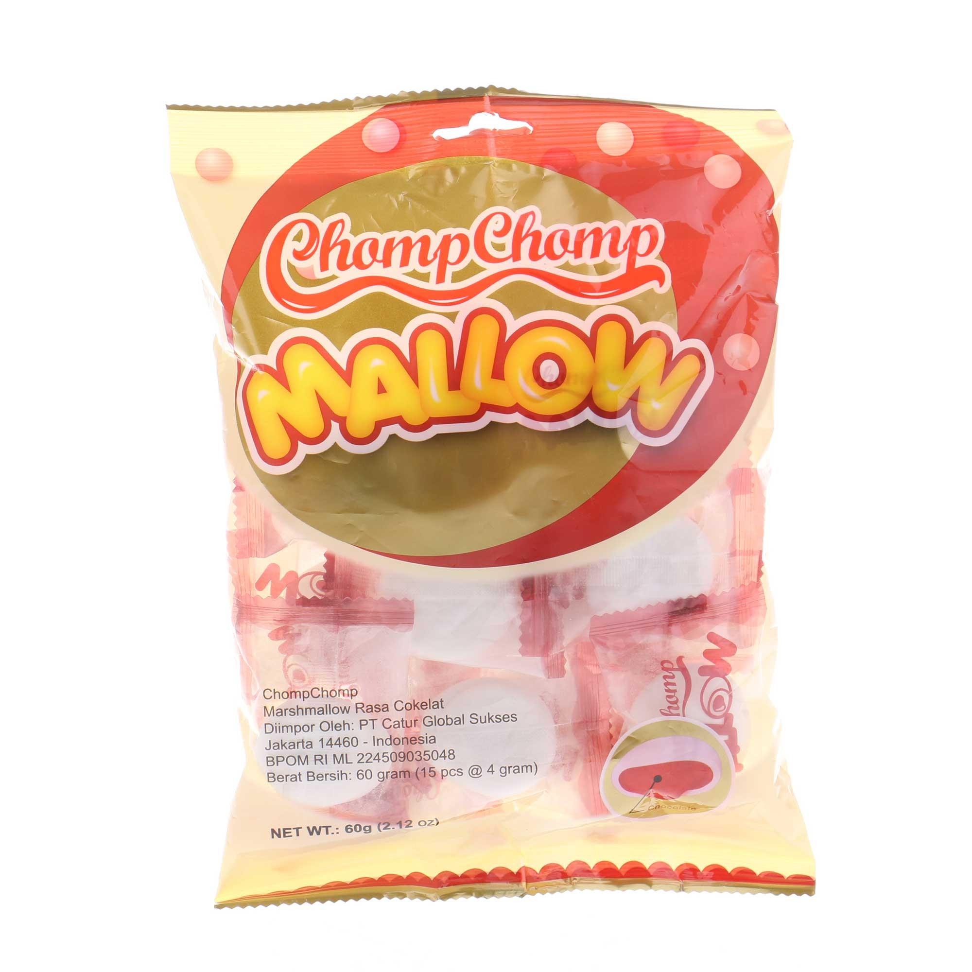 Jual Marshmallows ChompChomp Mallow Cokelat 60g Online