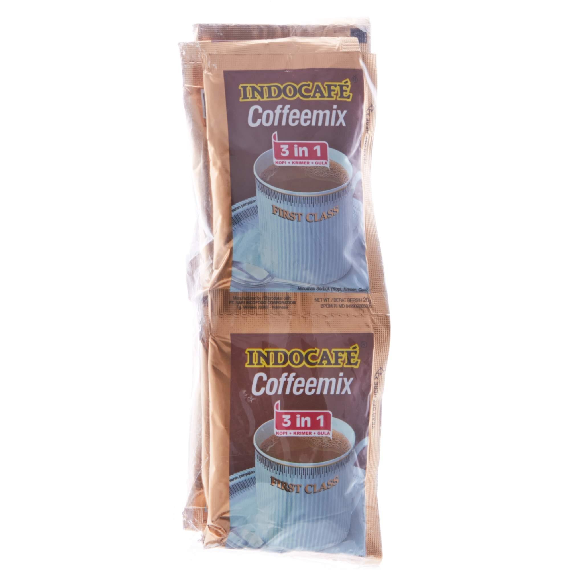 Image result for indocafe coffeemix	10 x sachet  kopi instan ,gula dan krimer