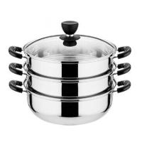 Best Seller Panci Steamer / Kukusan 3 Susun Silver