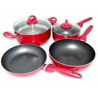 Bestware Panci Set Teflon Anti Lengket Merah