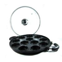 Cake Molds Cetakan Lumpur & Dorayaki 12 Lubang Datar - Hitam