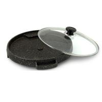 Cake Molds Yakiniku & Bulgogi Marble Grill Pan - Alat Pemanggang Daging Ala Jepang & Korea Non Kolesterol - Grey