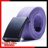 Ikat Pinggang Pria Gesper Metal Sabuk Canvas - MBELT 37