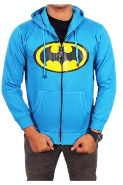 Gudang Fashion-Jaket Pria One Size Biru Muda