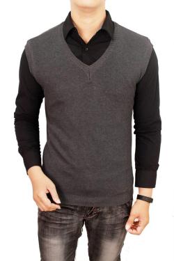 Gudang Fashion Men Outfit with Vest Abu Tua One Size