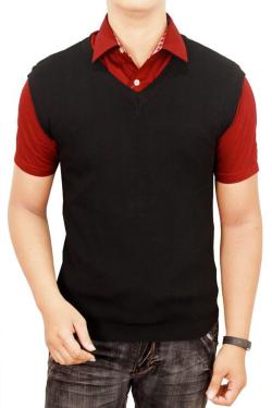 Gudang Fashion Vest for Men Suit Hitam One Size