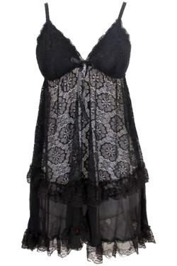 Gudang Fashion-Baju Seksi Wanita One Size Hitam LGR 72-A