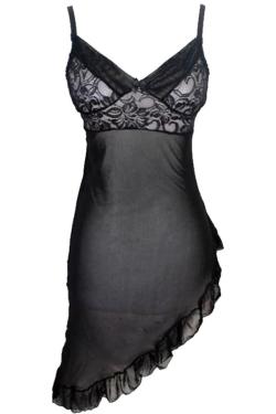 Gudang Fashion-Busana Tidur Transparan One Size Hitam