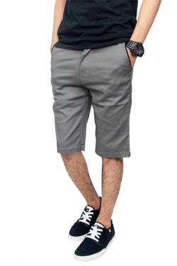 Gudang Fashion-Celana Chino Pria 29 Abu Muda
