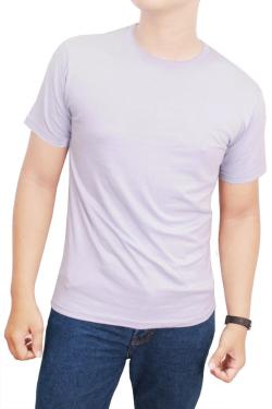 Gudang Fashion Kaos Polos O Neck Abu Muda XL