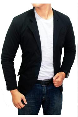 Gudang Fashion Blazer Korea BLZ 582 Hitam XL