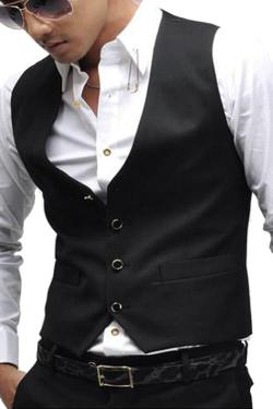Gudang Fashion - Rompi Pria - Hitam ROM 382 - M