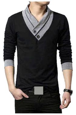 Gudang Fashion Sweater Pria Keren SWE 665 A Hitam