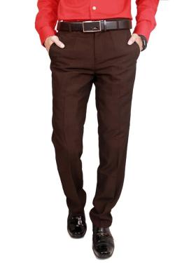 Gudang Fashion Formal Pants Trousers Coklat Tua CLN 869 35
