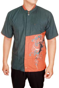 Gudang Fashion-Baju Etnik Muslim Pria M Hijau Tua