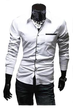 Gudang Fashion Kemeja Panjang LNG 1060 Putih XL