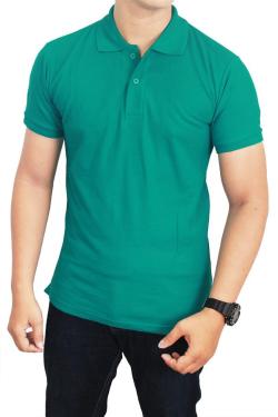 Gudang Fashion-Kaos Polos Kerah Tosca Tua 100% Cotton Pique S Tosca Tua