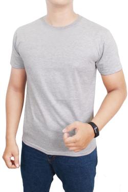 Gudang Fashion Kaos Polos O Neck POL 01 Abu M