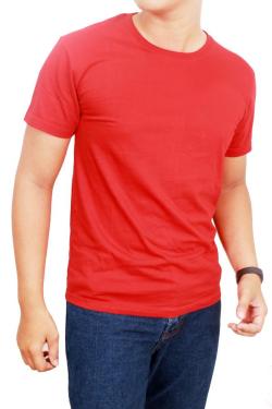 Gudang Fashion Kaos Polos O Neck POL 04 Merah S