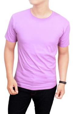 Gudang Fashion Kaos Polos O Neck POL 10 Ungu Muda S