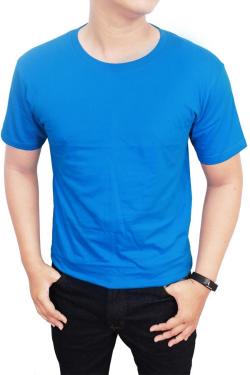 Gudang Fashion Kaos Polos O Neck POL 12 Turkis Tua S