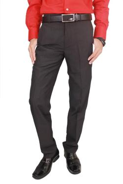 Gudang Fashion Men Slim Fit Suit Trousers Abu Tua 35