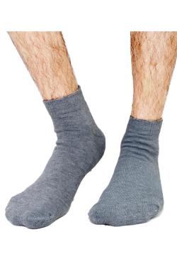 Gudang Fashion-Kaos Kaki Pria One Size Abu SOC 102-A