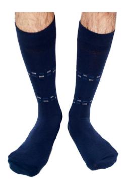Gudang Fashion-Long Socks For Man One Size Dongker