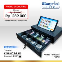 CASH DRAWER / LACI KASIR / LACI UANG BLUEPRINT CD-BPL02 34x36x10,8 Cm