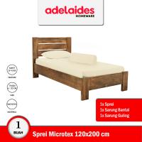 Sprei Microtex Motif Embos 120x200 cm Krem
