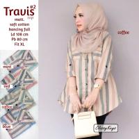 TUNIC DRESS GAMIS REMAJA BLOUSE OOTD HIJAB LEBARAN TRAVIS TUNIK