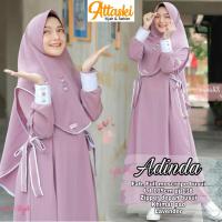 TUNIC DRESS GAMIS REMAJA BLOUSE OOTD HIJAB LEBARAN ADINDA DRESS MAXY