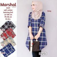 TUNIC DRESS GAMIS REMAJA BLOUSE OOTD HIJAB MARSHAL TUNIK