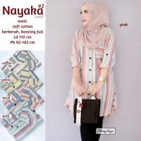 TUNIC DRESS GAMIS REMAJA BLOUSE OOTD HIJAB NAYAKA TUNIK